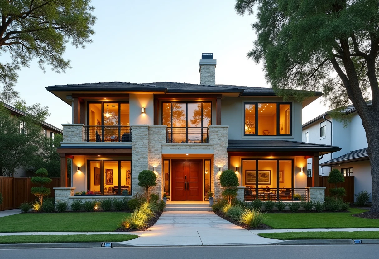 Luxury Austin home exterior